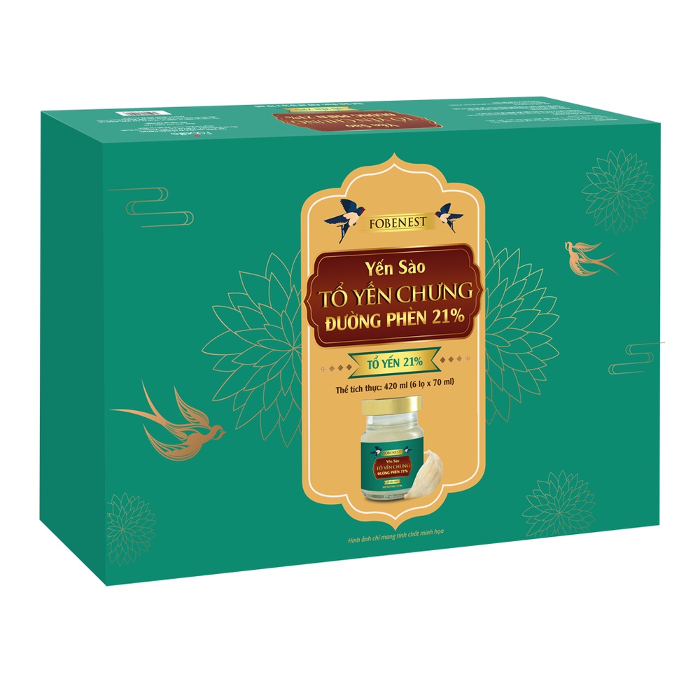 Hộp Yến Sào Fobelife 21% Yến Giúp Bồi Bổ Cơ Thể N2 - Lọ 70ml
