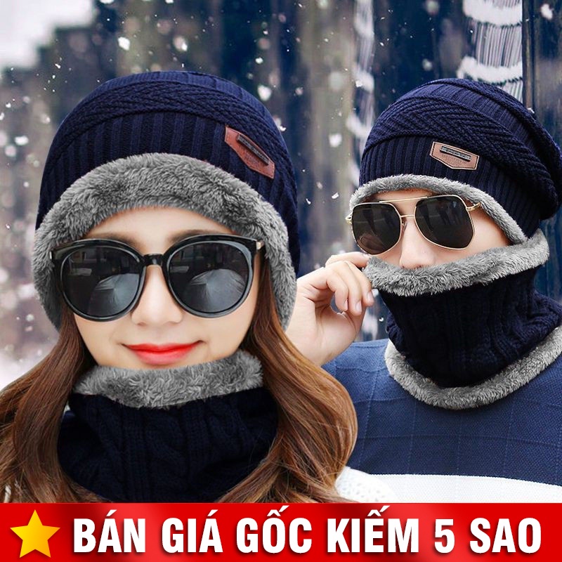 Combo Nón Len Và Khăn Cổ Giữ Ấm Nam Nữ P2250 | Shopee Việt Nam