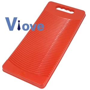 Bảng Giặt Quần Áo Bằng Nhựa Hình Chữ Nhật Dài 50cm Màu Đỏ, Xanh Lá, Xanh Dương Ngẫu Nhiên