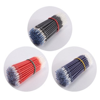 Bộ 10 Ruột Bút bi mực gel ĐEN - ĐỎ - XANH - NÂU - CAM ngòi 0.5 - 0.8 - 1.0 🌻