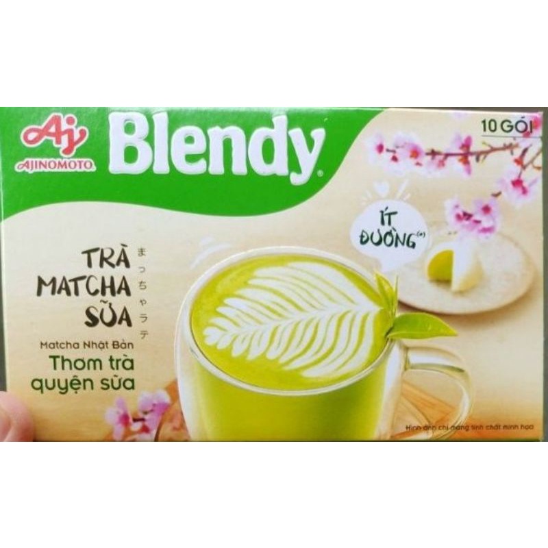 Trà Sữa Blendy Matcha Gạo Rang / Royal / Dâu / Matcha sữa Hộp 10 Gói x ...