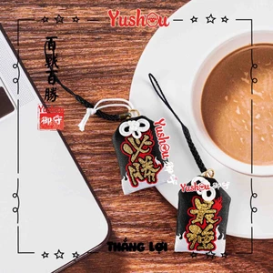 Túi Phước Yushou Thắng Lợi Rực Lửa - Kiểu Omamori Nhật, Có sẵn, Quà tặng ý nghĩa.