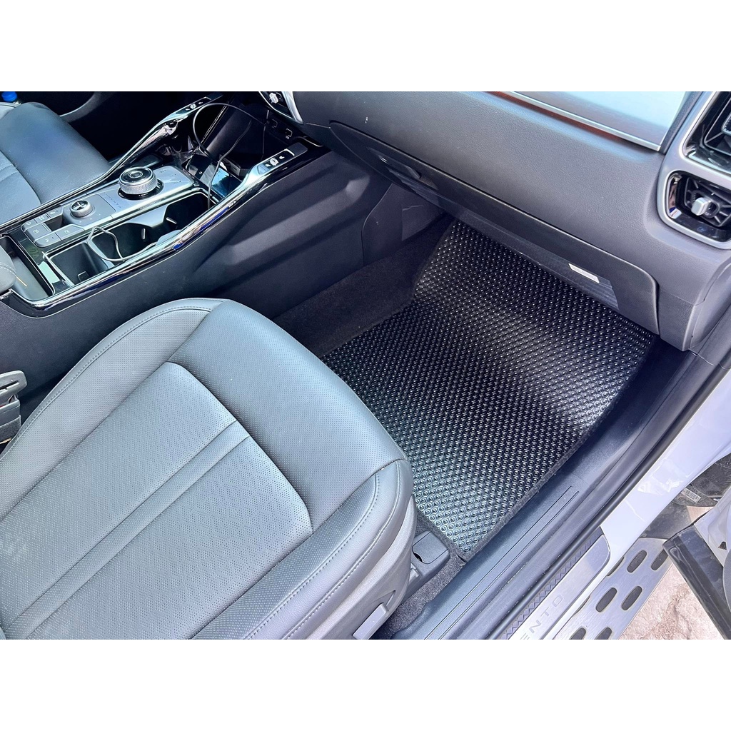 Thảm lót ô tô KATA cho xe Kia Sorento (2021 - 2025) 6,7 chỗ, Hybird  - Khít với sàn, Chống trơn, Không mùi, Không ẩm mốc