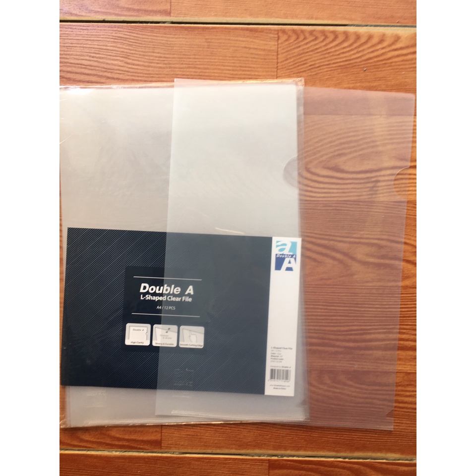 Combo 12 file hở cạnh khổ A4 DoubleA | Shopee Việt Nam