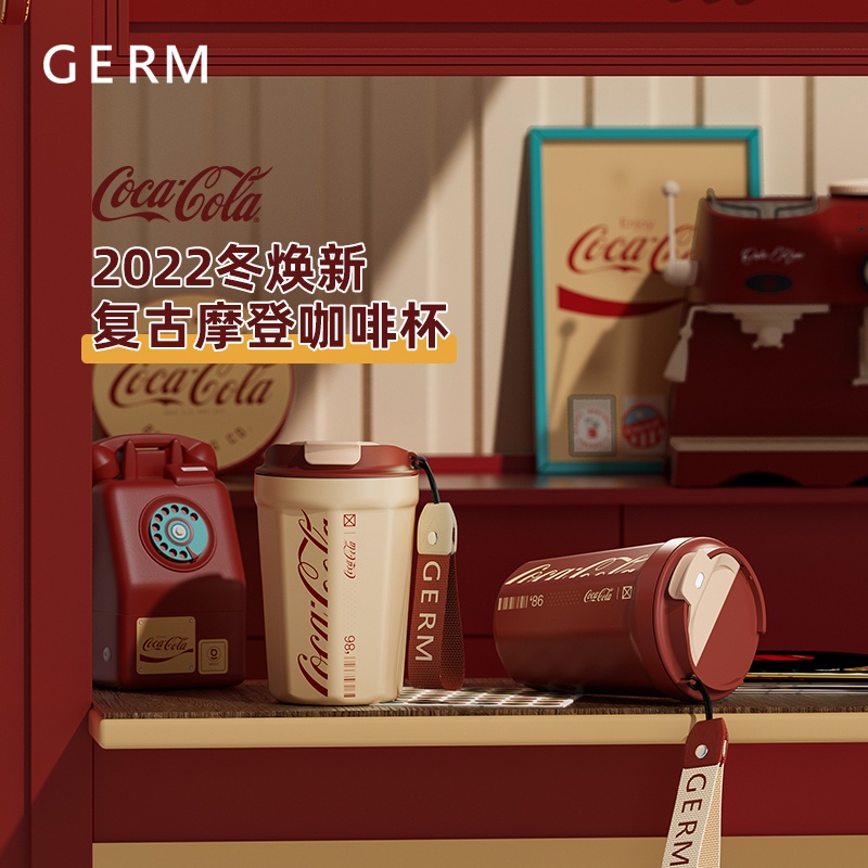 Ảnh Insulated cup Germ capacity 390ml 316 grade stainless steel material Coca Cola Co branded Coffee Cup 2