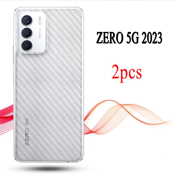 2 Chiếc Dành Cho Infinix Zero 5G 2023 / Hot 11 2022 11 Chơi 12 Chơi / Infinix Note 12 G96 12 pro 5G 4G / Zero 20 5G Zero 5G / Smart 6 plus Smart 5 Phim Bảo Vệ Mặt Sau Bằng Sợi Carbon