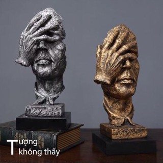 Tượng tam không decor phòng 247 mô hình nghệ thuật kích thước 35cm, nhằm nhắc nhở bạn