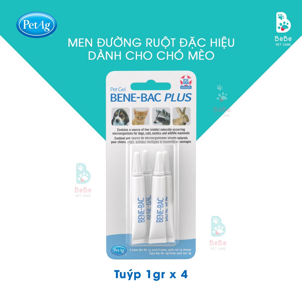 BENE-BAC PLUS GEL - Men Hỗ Trợ Đường Tiêu Hoá Cho Chó Mèo Từ Pet AG ...