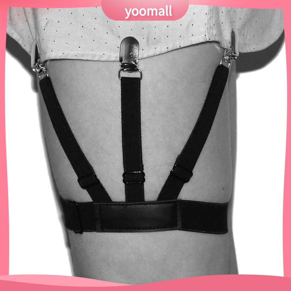 1 Cặp Đai Nịt Tất / Áo Sơ Mi Đồng Phục Co Giãn Chống Trượt Khóa Kẹp Giữ Đồng Phục Cho Nam Và Nữ