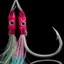 1 Cặp Móc Hỗ Trợ Câu Cá Angling Tiếp Liệu Biển Trolling Bền Jigging Móc