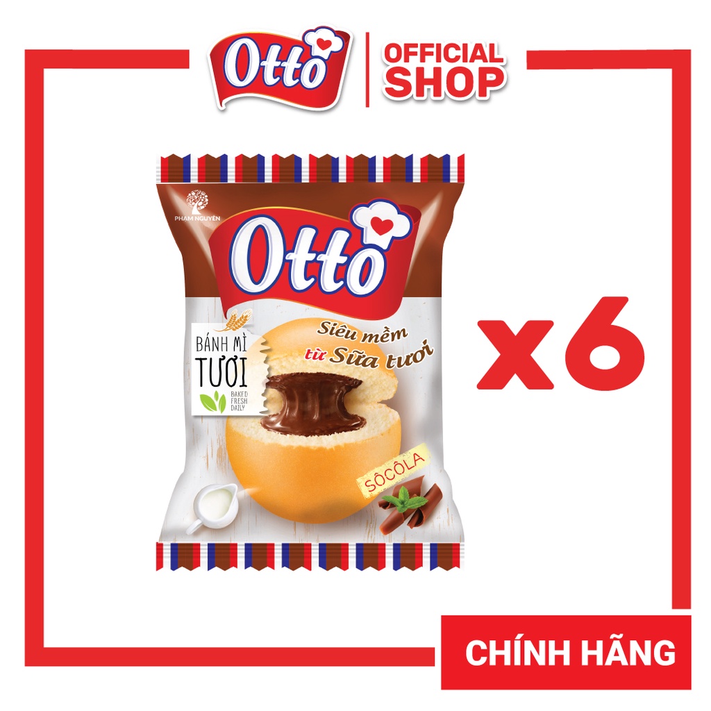 [Mã WCP05 Giảm 20% đơn 120.000Đ] CHÍNH HÃNG Combo 6 Gói Bánh Mì Otto ...