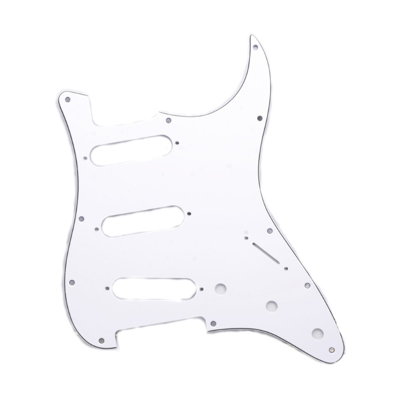 Mya 1Pc S + S + S 11 Lỗ Đàn Guitar Trái Pickguard Scratch Plate cho Mỹ Sản Xuất Tiêu Chuẩn Tiêu Chuẩn Phong Cách Hiện Đại 3Ply