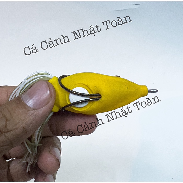 MỒI CÂU CÁ GIẢ NHÁI HƠI 3D CAO CẤP LURE CÁ LÓC GIÁ RẺ MUSTAD HOOK