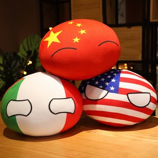 Gối sang trọng Soft And Cuddly Countryball Plus Ages Thích hợp cho mọi lứa tuổi
