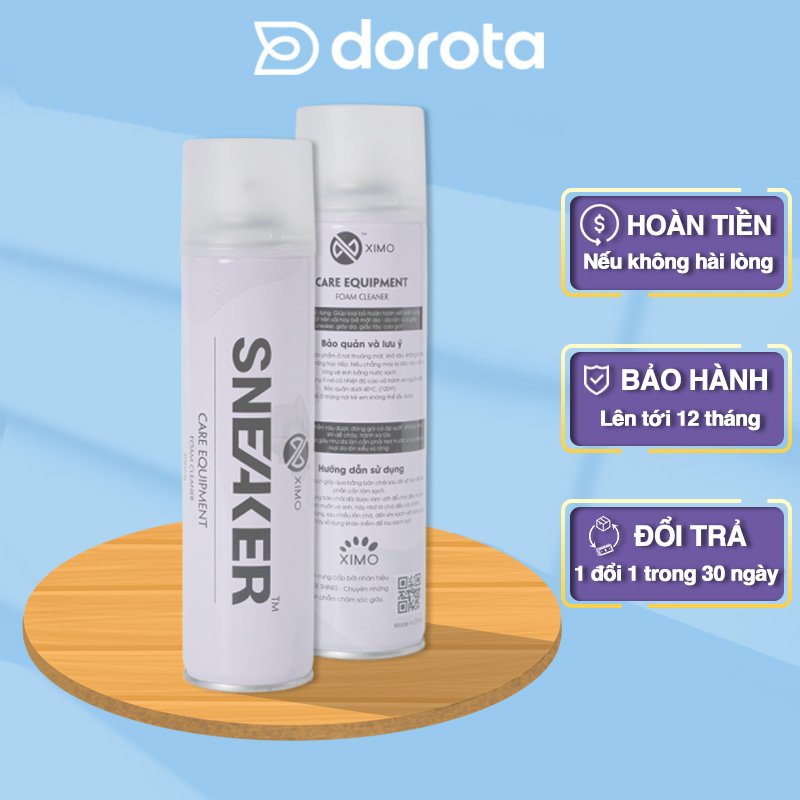 Bình xịt vệ sinh giày cao cấp chai dạng xịt tạo bọt giặt khô giày nhanh ...