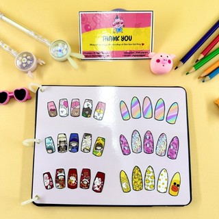 Sổ làm Nail búp bê giấy 2