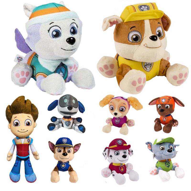 Bộ đồ chơi sang trọng sang trọng và dễ thương với Ryder Marshall Rubble Chase Rocky Zuma Skye