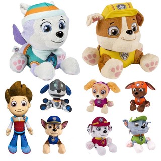 Bộ Thú Nhồi Bông Siêu Đáng Yêu – Đầy Đủ Ryder, Marshall, Chase, Skye, Rubble, Zuma, Rocky