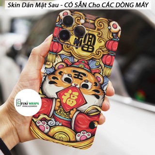 Tấm dán Skin Mặt Sau Thần Tài M011 FULL VIỀN 14 pro max , 13 pro max , 12 pro max , 11 pro max , xs max - FukiShop