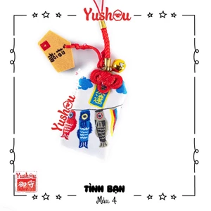 Túi Phước Yushou Tình Bạn Koinobori Mẫu 4 - Kiểu Omamori Nhật, Có sẵn, Quà tặng ý nghĩa.