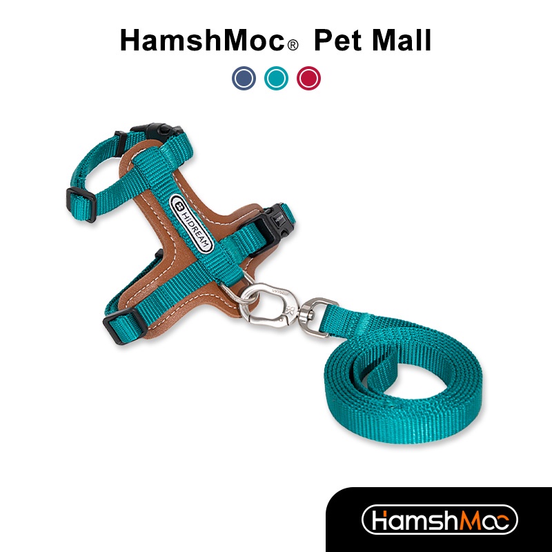 HamshMoc Bộ dây nịt và dây xích mèo phản quang có thể điều chỉnh Dây nịt mèo thoát hiểm Nhẹ mềm mại thoải mái Điều khiển dễ dàng cho mèo