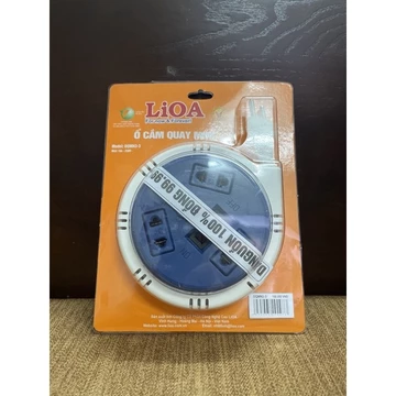 [CHÍNH HÃNG] Ổ cắm kéo dài quay tay LiOA - Ổ cắm xách tay dài 3m/5m/10m dây rút - Ổ cắm kéo dài kiểu đĩa bay mini