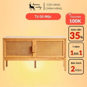 Tủ Mây Phòng ăn 6 Ngăn Riêng Biệt HOME MÂY - Trang Trí Cho Homestay và Khách Sạn