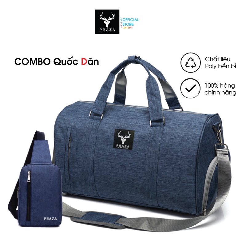 Ảnh Combo Túi Đeo Campus & Túi Du Lịch PRAZA TX082DC095 2