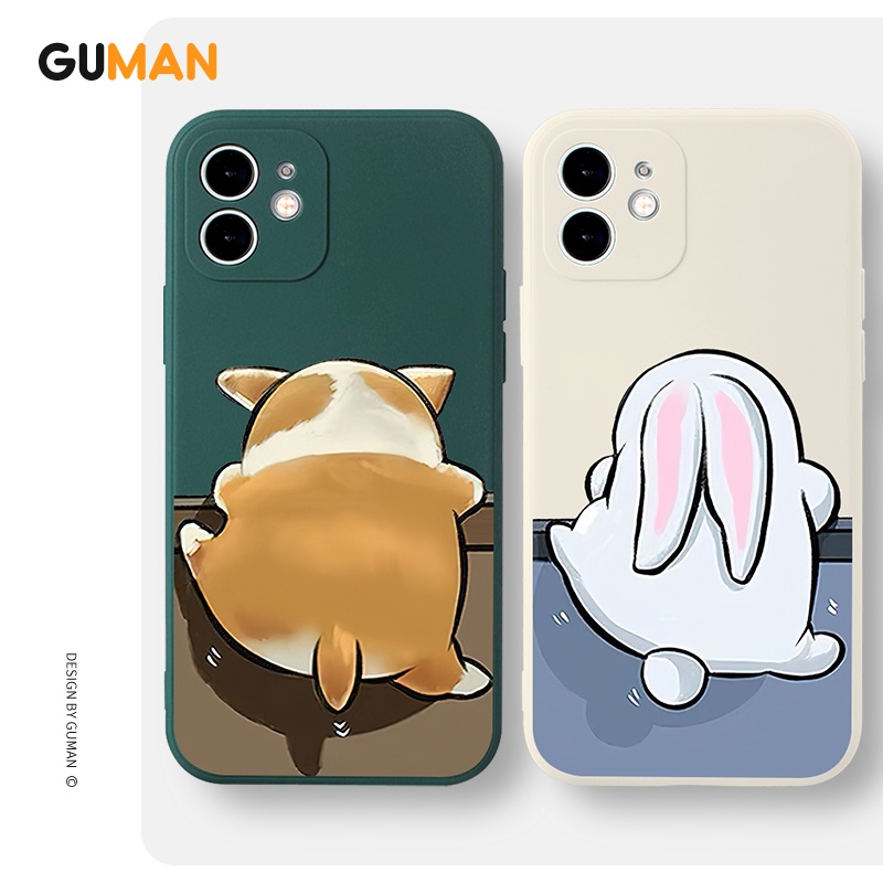 Ốp lưng GUMAN mềm nam nữ cặp đôi dễ thương đẹp cho iPhone 17 Air 16 15 14 13 12 11 Pro Max SE 2020 X XR XS 8 7 6S 6 Plus kute XYB1255