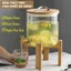 Bình Thủy Tinh Đựng Nước Có Vòi Cao Cấp , Bình Đựng Nước Chịu Nhiệt, Dung Tích 5L 8L11L