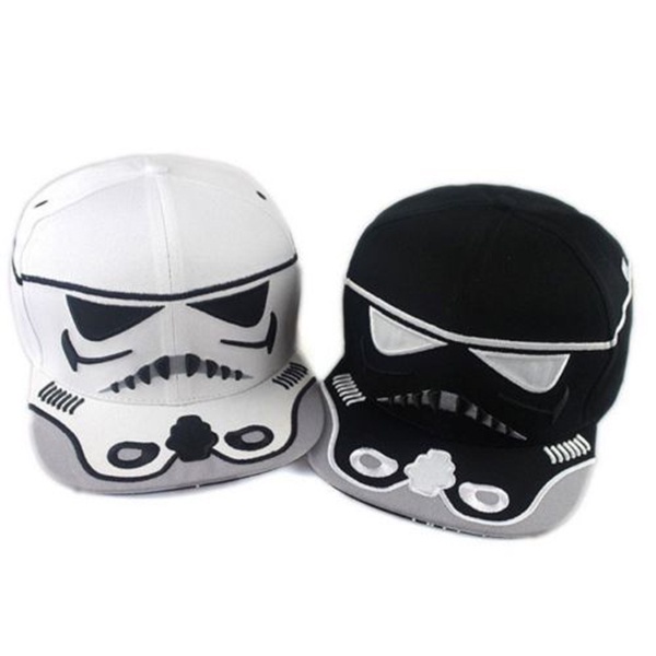 Unisex Mũ Bóng Chày Chiến Tranh Giữa Các Vì Sao Darth Vader Unisex Snapback Đen Trắng Nam Nữ Hip Hop Bố Nón Jedi Hiệp Sĩ Mũ