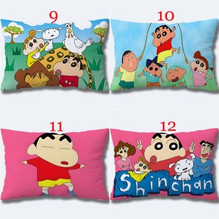 Vỏ Gối Crayon Shin-chan Hoạt Hình Dễ Thương Trẻ Em Fashiom Một Mặt In Polyeste Sofa Đệm Trang Trí Nhà Cửa (Không Có Lõi)