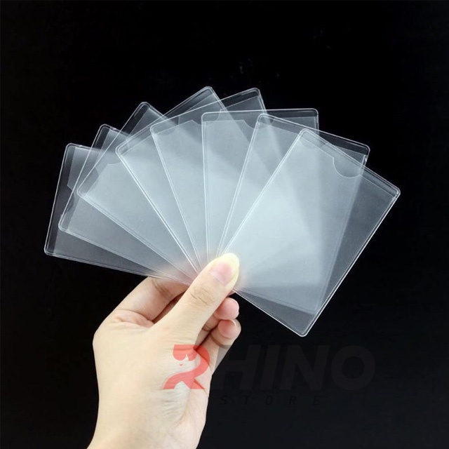 Ảnh Bọc đựng thẻ căn cước công dân, bằng lái xe, atm Rhino C101 trong suốt 4