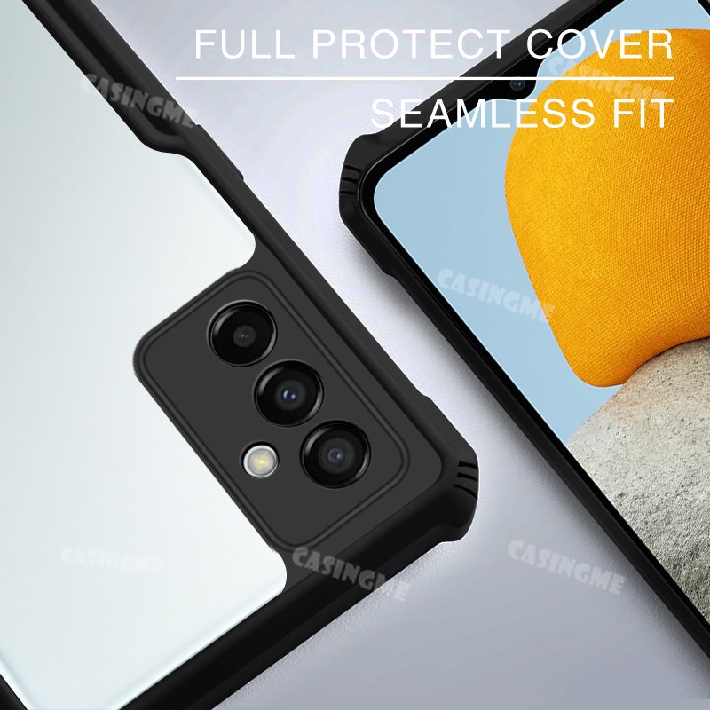 Ốp lưng Samsung A15 A16 5G 2023 Transprent AirBag cho Samsung Galaxy A25 A35 A55 SamsungA15 A 15 A15 4G 5G Ốp lưng chống sốc Vỏ điện thoại cứng trong suốt Bảo vệ lưng mỏng Cov