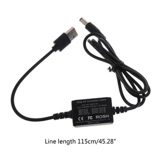 Cáp tăng cường redbaiaa1 Cáp sạc 5V Boost sang 12V DC5 5x2 1mm Điện áp USB Bước lên