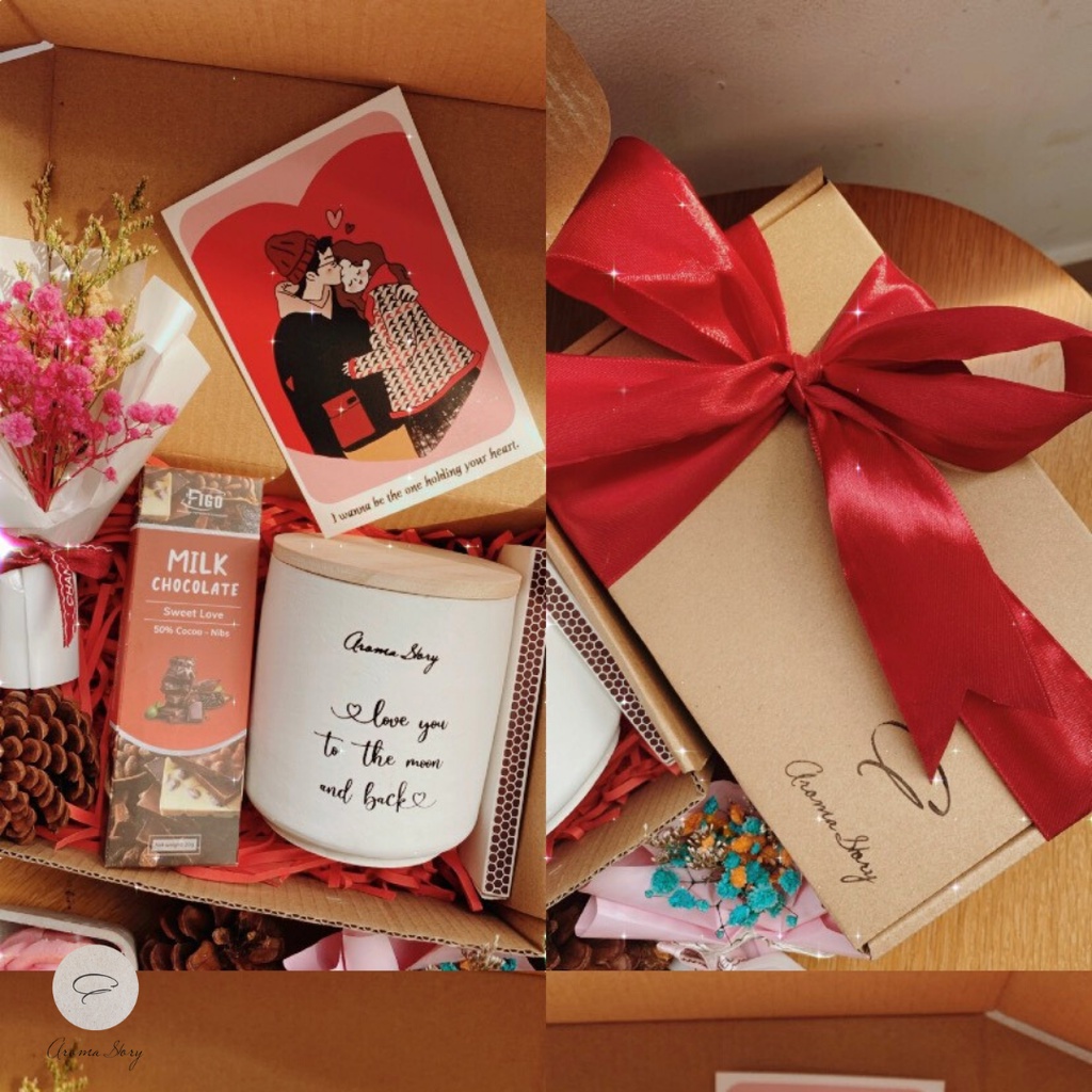 Hộp Quà Vintage Đa Dạng Đựng Nến Thơm/ Tinh Dầu Aroma Story (CHƯA CÓ