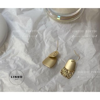 Bông tai thời trang thanh lịch dáng dài LINDO thích hợp đeo đi chơi, dự tiệc