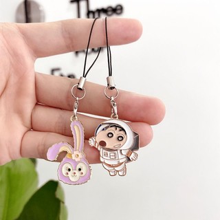 Dây Đeo Điện Thoại Di Động Mặt Hình Phi Hành Gia Hành Tinh Shin-Chan Stella Kuromi Cho Cặp Đôi