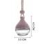 COSCOVED Mặt dây chuyền nước hoa ô tô DIY Nắp gỗ treo ô tô Mặt dây chuyền hương thơm Mặt dây chuyền rỗng Chai nước hoa Mini Chai tinh dầu Hộp đựng không khí tự động Fresher