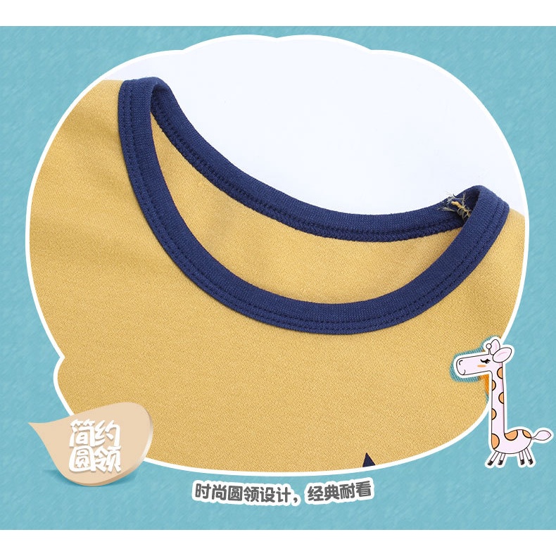 Bộ Đồ Lót Trẻ Em 100-160CM Cotton Nguyên Chất Bé Trai Bé Gái Áo Cotton Thu Đông Bộ Đồ Ngủ Cotton Nguyên Chất Quần Áo Mùa Thu Quần Dài Quần Áo Gia Đình