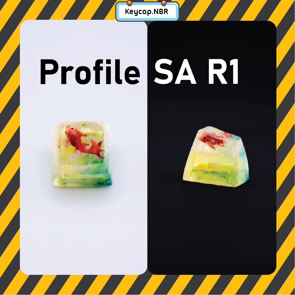 Keycap Cá Koi Profile DOM, SA R1 trang trí bàn phím cơ | Shopee Việt Nam