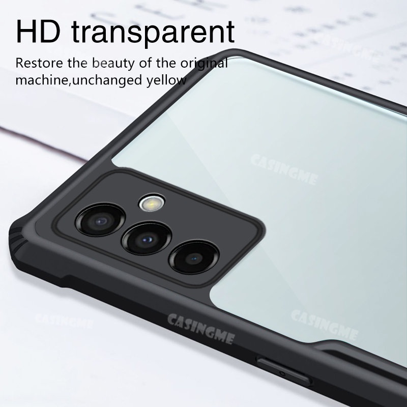 Ốp lưng Samsung A15 A16 5G 2023 Transprent AirBag cho Samsung Galaxy A25 A35 A55 SamsungA15 A 15 A15 4G 5G Ốp lưng chống sốc Vỏ điện thoại cứng trong suốt Bảo vệ lưng mỏng Cov