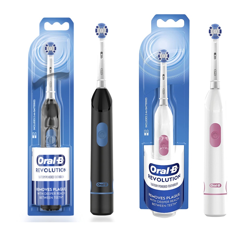 Bàn Chải Pin Oral-B Revolution Dùng 2 Pin AA | Shopee Việt Nam