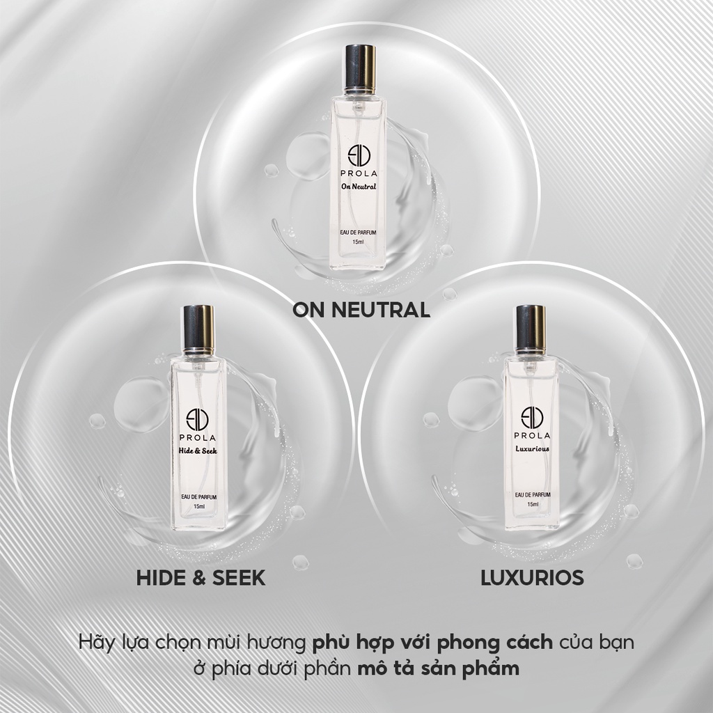 Ảnh Nước hoa Unisex PROLA lưu hương lâu, 3 tầng mùi hương, đa phong cách thích hợp đi làm, hẹn hò 15ml 3