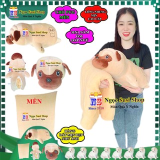GẤU MỀN 3IN1 CHÓ PUG MỀN HÀNG CAO CẤP CÓ CR DÙNG NẰM ÔM ĐẮP NGỦ SIÊU TIÊN LỢI - THÚ NHỒI BÔNG MỀN 3IN1