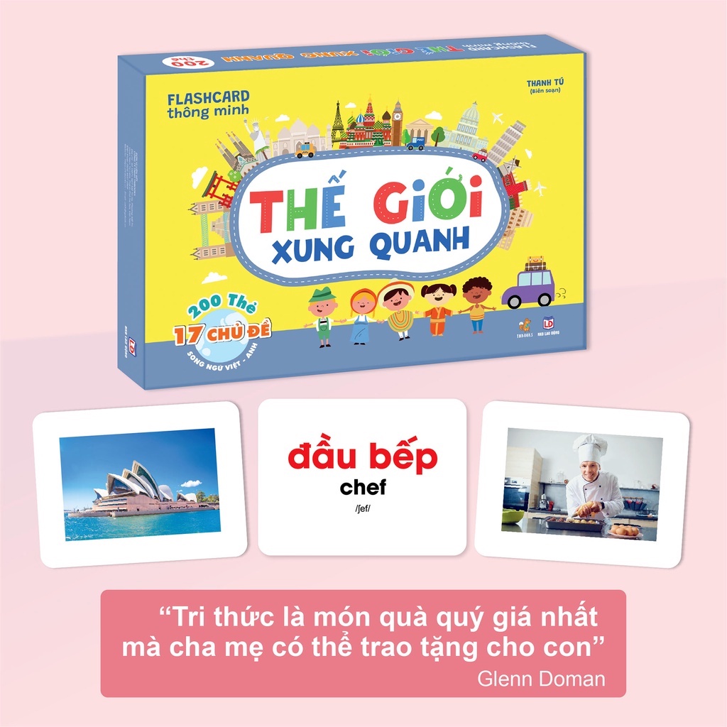 Ảnh Flashcard - Bộ 200 thẻ học thông minh song ngữ Glenn Doman Thế Giới Xung Quanh 2