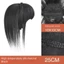 DELMER Braid Headband Bangs Phụ Kiện Tóc Nâu Fasion Tất Cả Trận Đấu Tự Nhiên Mềm Mại Hợp Thời Trang Mũ Vô Hình Hàng Ngày Chịu Nhiệt Tóc Giả