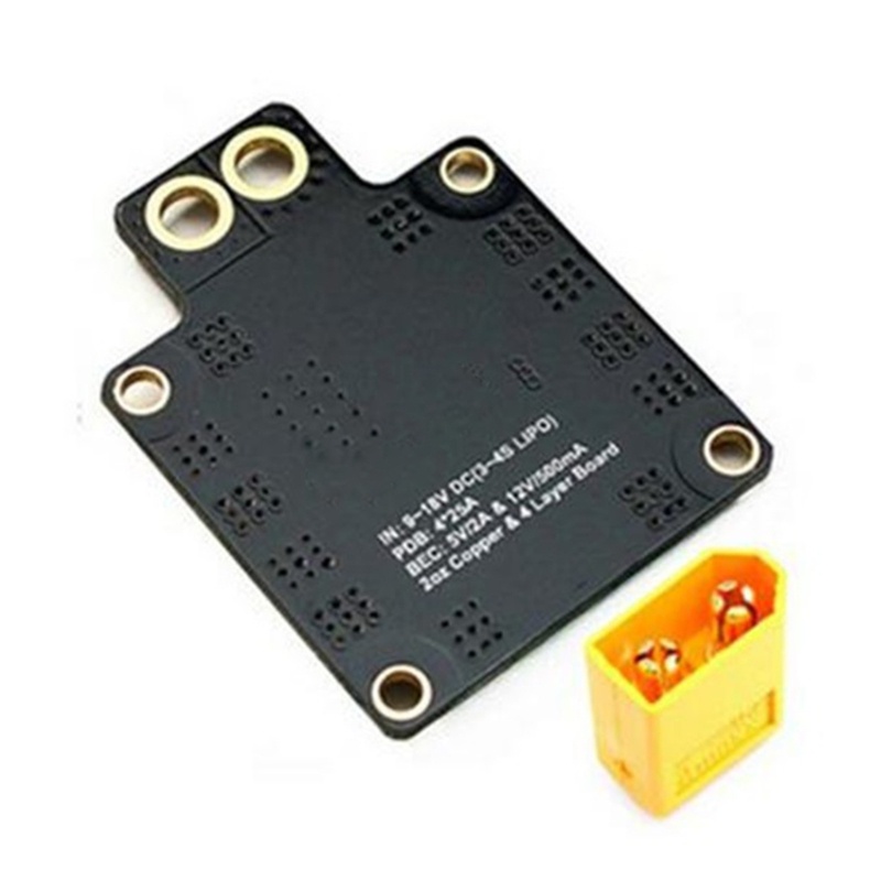 Fol Matek Mini Power Hub PDB XT60 Bảng phân phối điện PDB-XT60 với BEC 5V 12V cho FPV Drone Quadcopter QAV210 QAV-