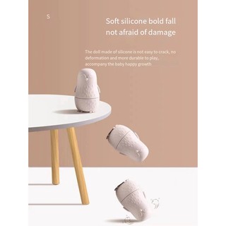 Silicone Đồ Chơi Hình Chim Cánh Cụt Bằng Silicon Cho Bé