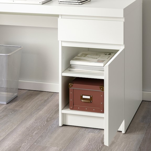 Ảnh MOLTENI, Bàn làm việc, bàn học 1 hộc tủ DEK_002, 140x60x73cm, bàn gỗ Scandi Home 3
